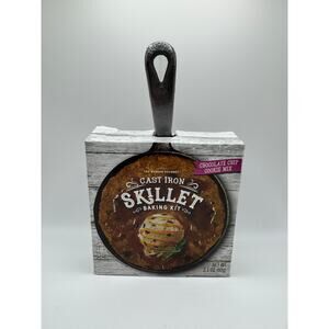 Cast Iron Skillet Baking Kit Chocolate Chip Cookie Mix 2.1 oz New No Mix
